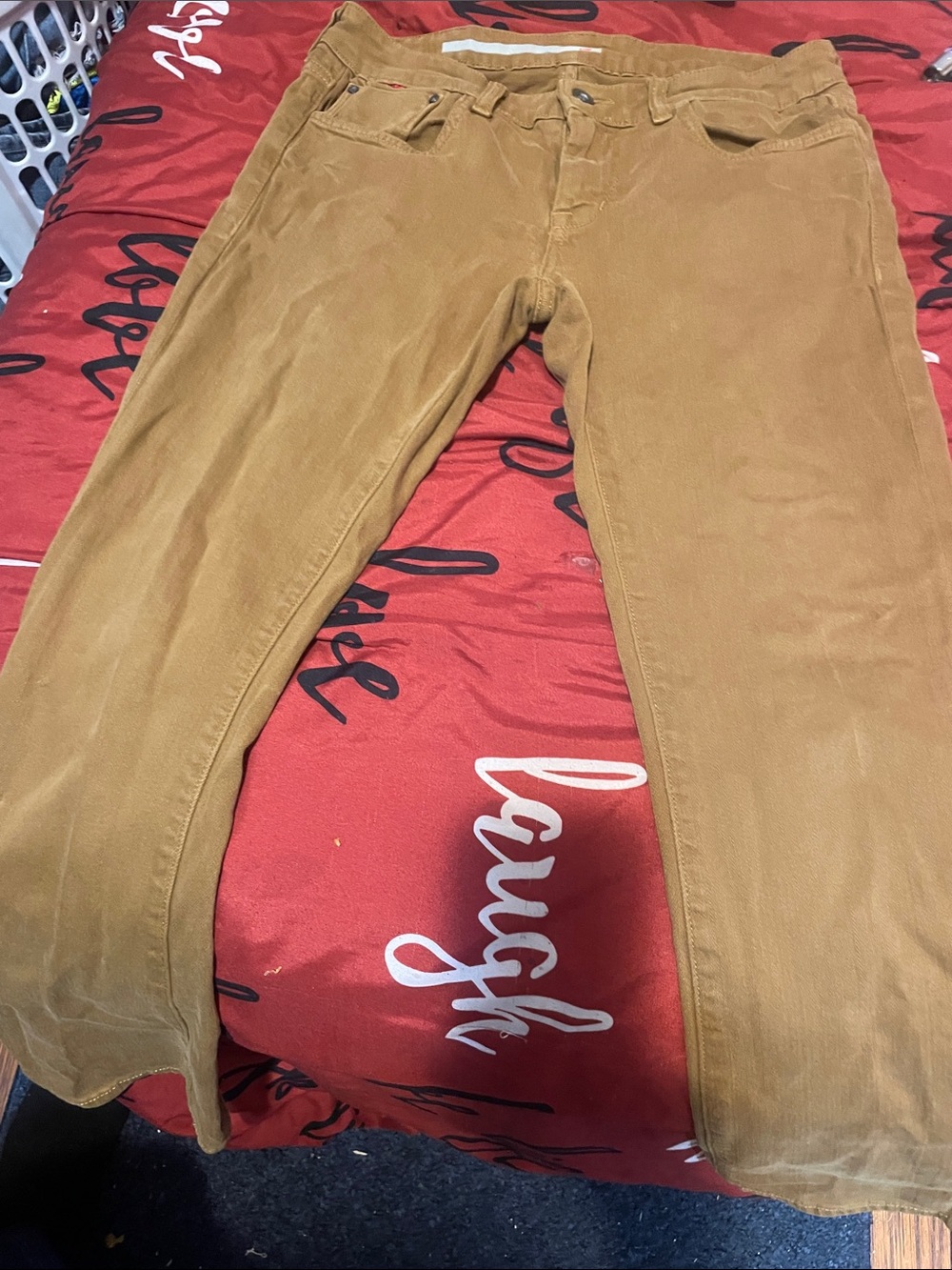 !it jeans Men's Corduroy Pants in Tan Brown